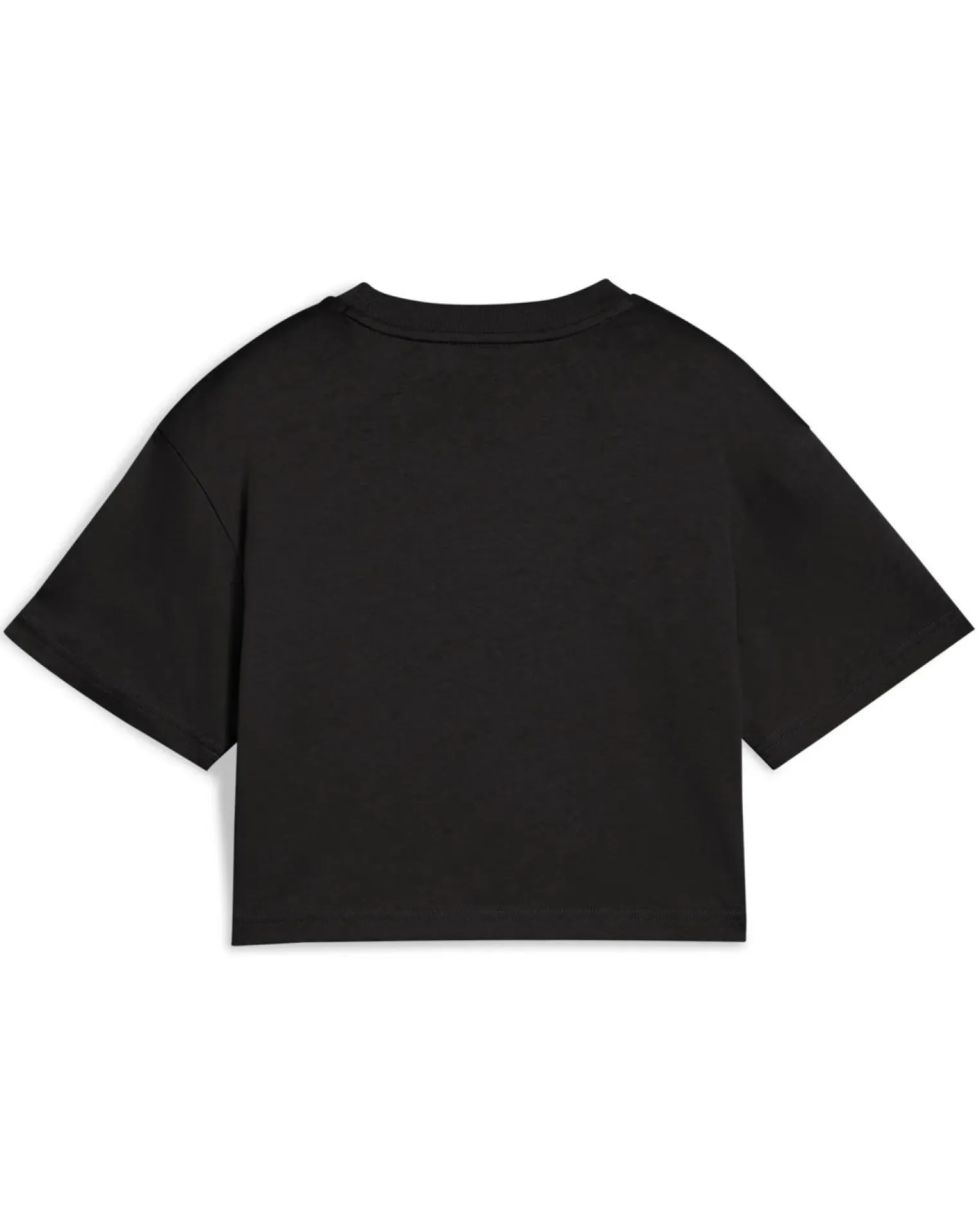 PUMA -T- SHIRT JUNIOR ( 7-16 ANNI) MEZZA MANICA NERA ESSENTIAL 2 COLOR N. 1 LOGO, 686071-51