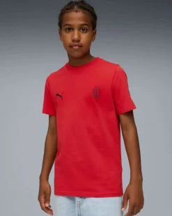 PUMA - T-SHIRT JUNIOR ( 7-16 ANNI) MEZZA MANICA ROSSA ACM MILAN FTBLCULTURE, 782590-01