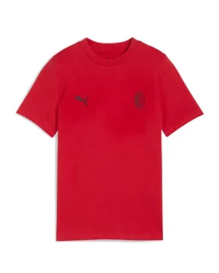 PUMA - T-SHIRT JUNIOR ( 7-16 ANNI) MEZZA MANICA ROSSA ACM MILAN FTBLCULTURE, 782590-01