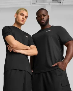 PUMA - T-SHIRT MM ESS+ 2 COL SMALL LOGO NERA - 674470-01