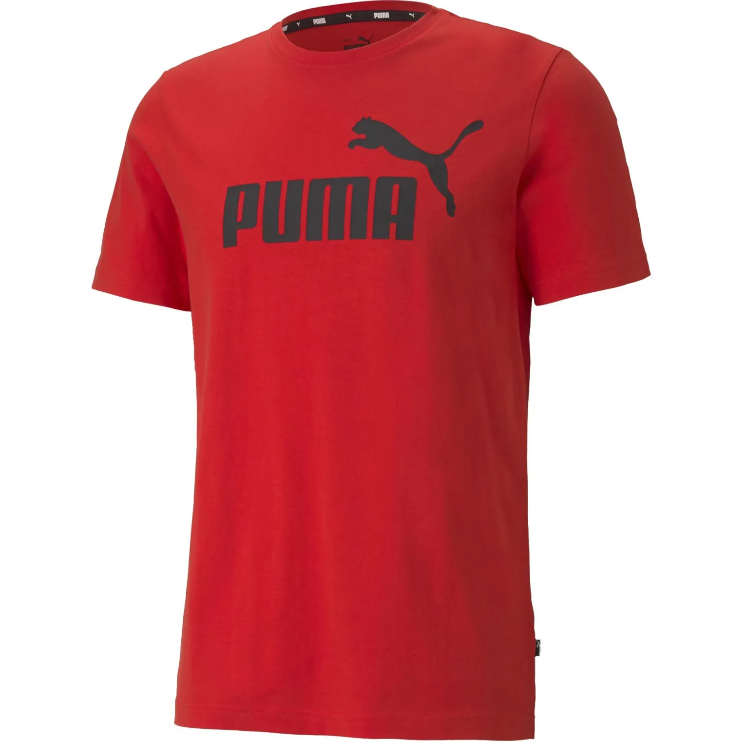 PUMA - T-SHIRT MM ESS LOGO TEE RED