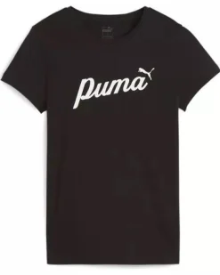 PUMA T-SHIRT NERA DA DONNA ESS+BLOSSOM SCRIPT 679315-01