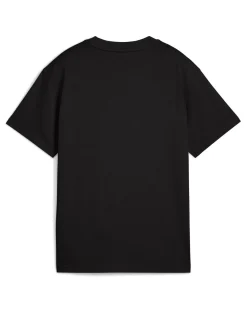 PUMA - T-SHIRT NERA  DA RAGAZZA( 7-16 ANNI) ESSENTIAL ANIMAL LOGOINFILL, 686601-01
