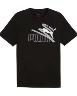 PUMA  T-SHIRT NERA DA UOMO ESS+ LOGO LAB SUMMER - 678988-12