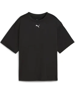 PUMA - T-SHIRT NERA  TAD ESSENTIAL RELAXED DA DONNA, 527139-01