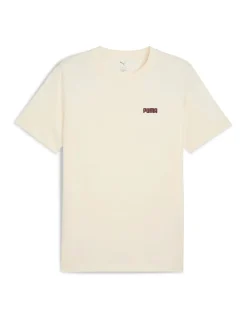PUMA - T-SHIRT PANNA ESSENTIAL 2 COLOR SMALL LOGO DA UOMO 684717-99