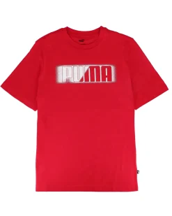 PUMA  T-SHIRT ROSSA DA UOMO GRAPHICS WORDING - 680991-11