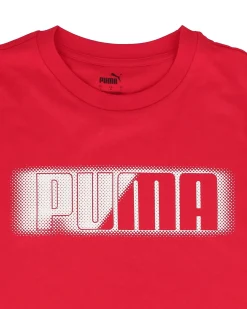 PUMA  T-SHIRT ROSSA DA UOMO GRAPHICS WORDING - 680991-11