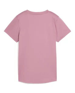 PUMA - T-SHIRT  TAD ESSENTIAL VNECK ROSA SCURO DA DONNA, 525890-65