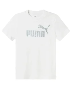 PUMA - T-SHIRT TEXURED FOIL LOGO BIANCA  DA DONNA 688908-02