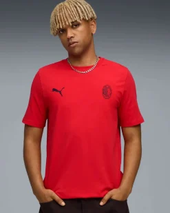 PUMA - T-SHIRT UOMO MEZZA MANICA ROSSA AC MILAN FTBLESS TEE, 782584-03