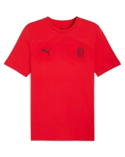 PUMA - T-SHIRT UOMO MEZZA MANICA ROSSA AC MILAN FTBLESS TEE, 782584-03