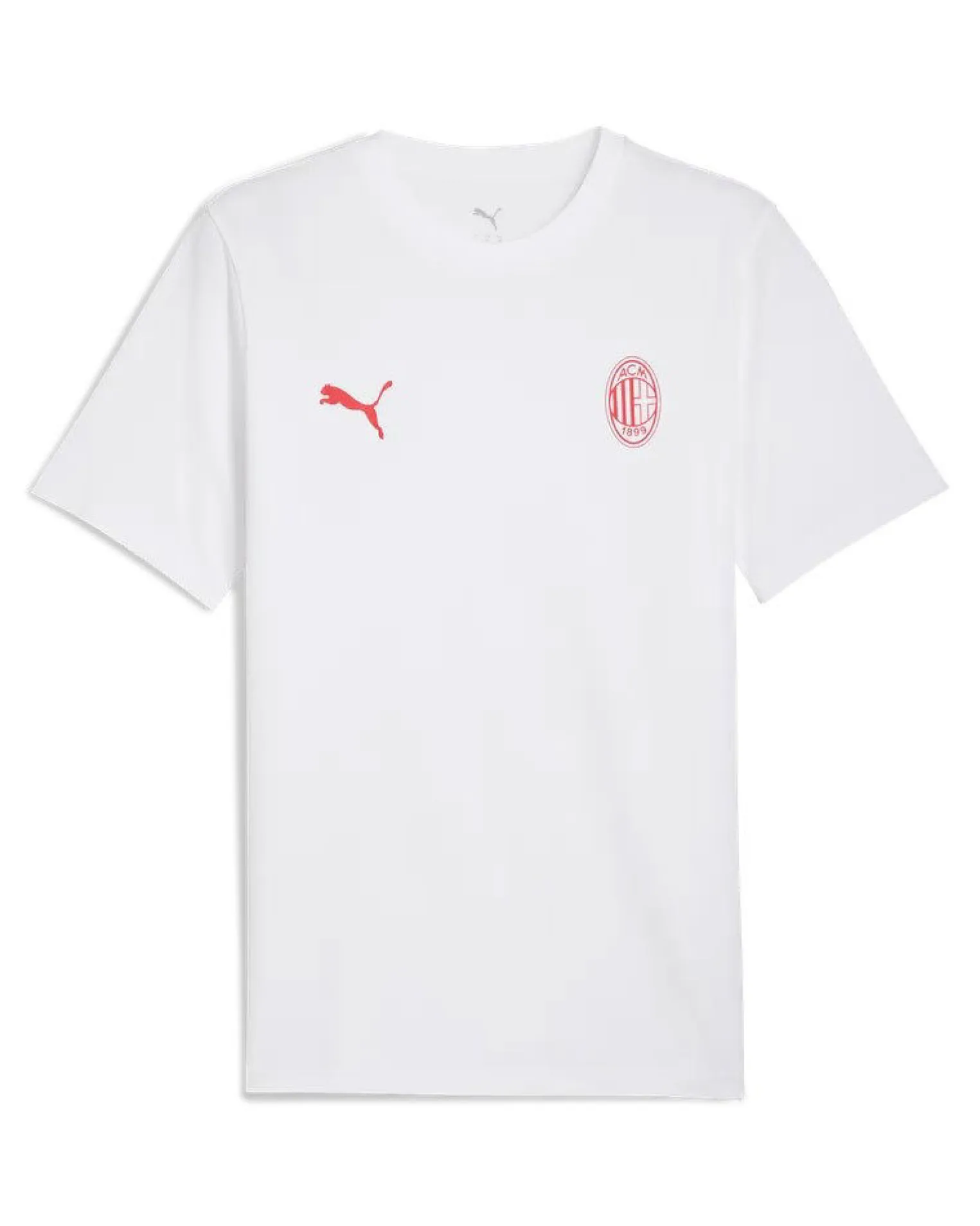 PUMA - T-SHIRT UOMO MEZZA MANICA BIANCA AC MILAN FTBLESS TEE, 782584-02