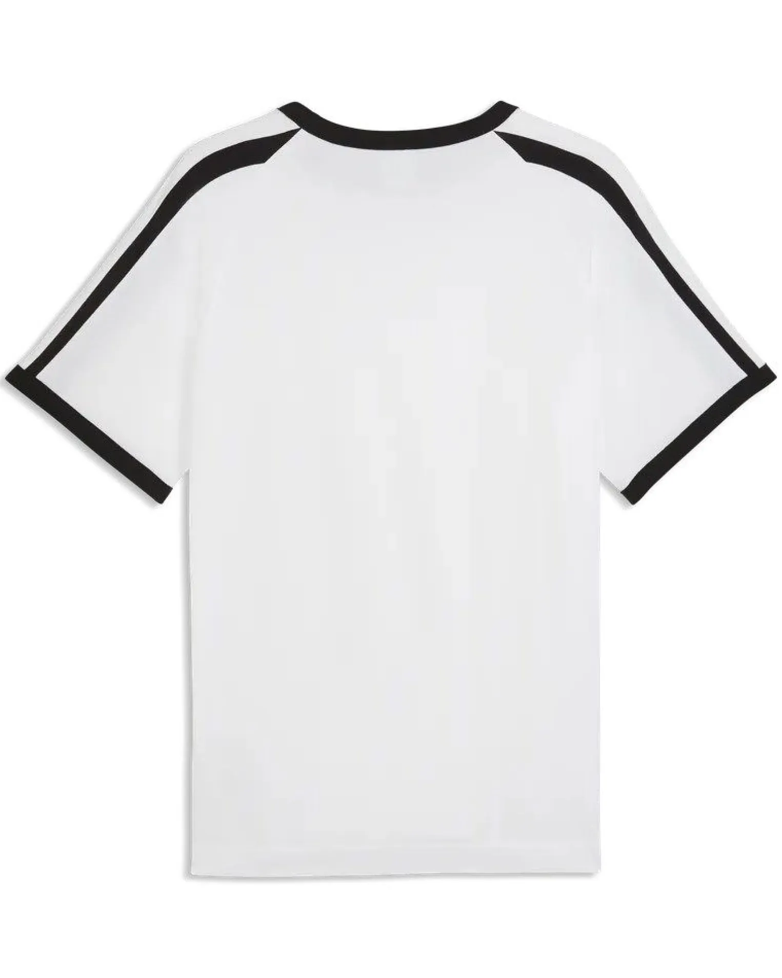 PUMA - T-SHIRT UOMO MEZZA MANICA BIANCA E NERA E T7 BIG CAT RINGER TEE AL.SNOW, 635242-02