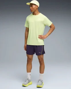 PUMA - T-SHIRT VERDE MELA  RUN VELOCITY TEE (POLY) DA UOMO, 526600-38