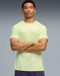 PUMA - T-SHIRT VERDE MELA  RUN VELOCITY TEE (POLY) DA UOMO, 526600-38