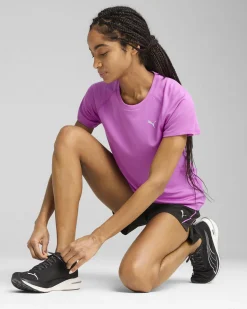 PUMA - T-SHIRT VIOLA RUN VELOCITY TEE (POLY) DA DONNA - 526578-89