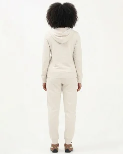 PUMA -TUTA COMPLETA  CON CAPPUCCIO  BEIGE/CREMA HD GRAPHIC TRACKSUIT DA DONNA, 694708-87
