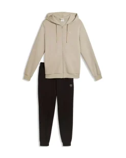 PUMA - TUTA COMPLETA ESSENTIAL ELEVATED DA UOMO FELPA FULL ZIP CON CAPPUCCIO 691771-61