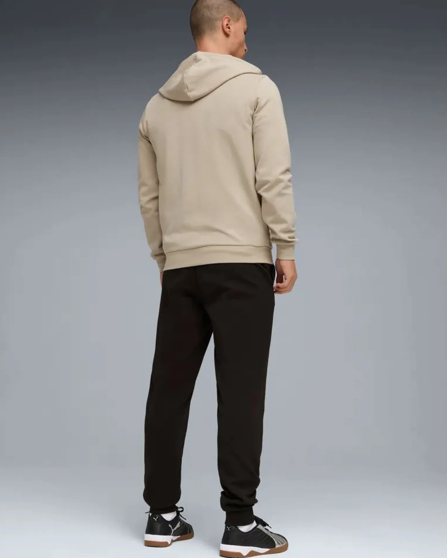 PUMA - TUTA COMPLETA ESSENTIAL ELEVATED DA UOMO FELPA FULL ZIP CON CAPPUCCIO 691771-61
