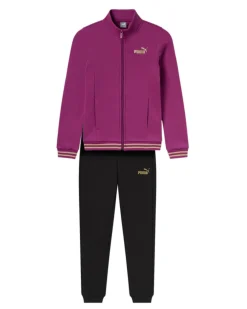 PUMA - TUTA ESS+ GLITTER FZ SUIT FL JUNIOR MAGENTA - 684771-45