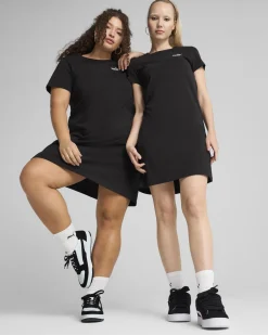 PUMA - VESTITINO NERO ESSENTIAL SMALL N. 1 LOGO SLIM DA DONNA, 684974-01