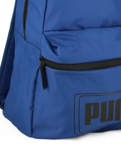 PUMA - Zaino blu e nero con tasca frontale e spallacci regolabili