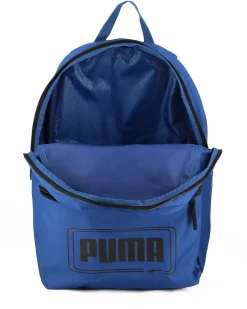 PUMA - Zaino blu e nero con tasca frontale e spallacci regolabili