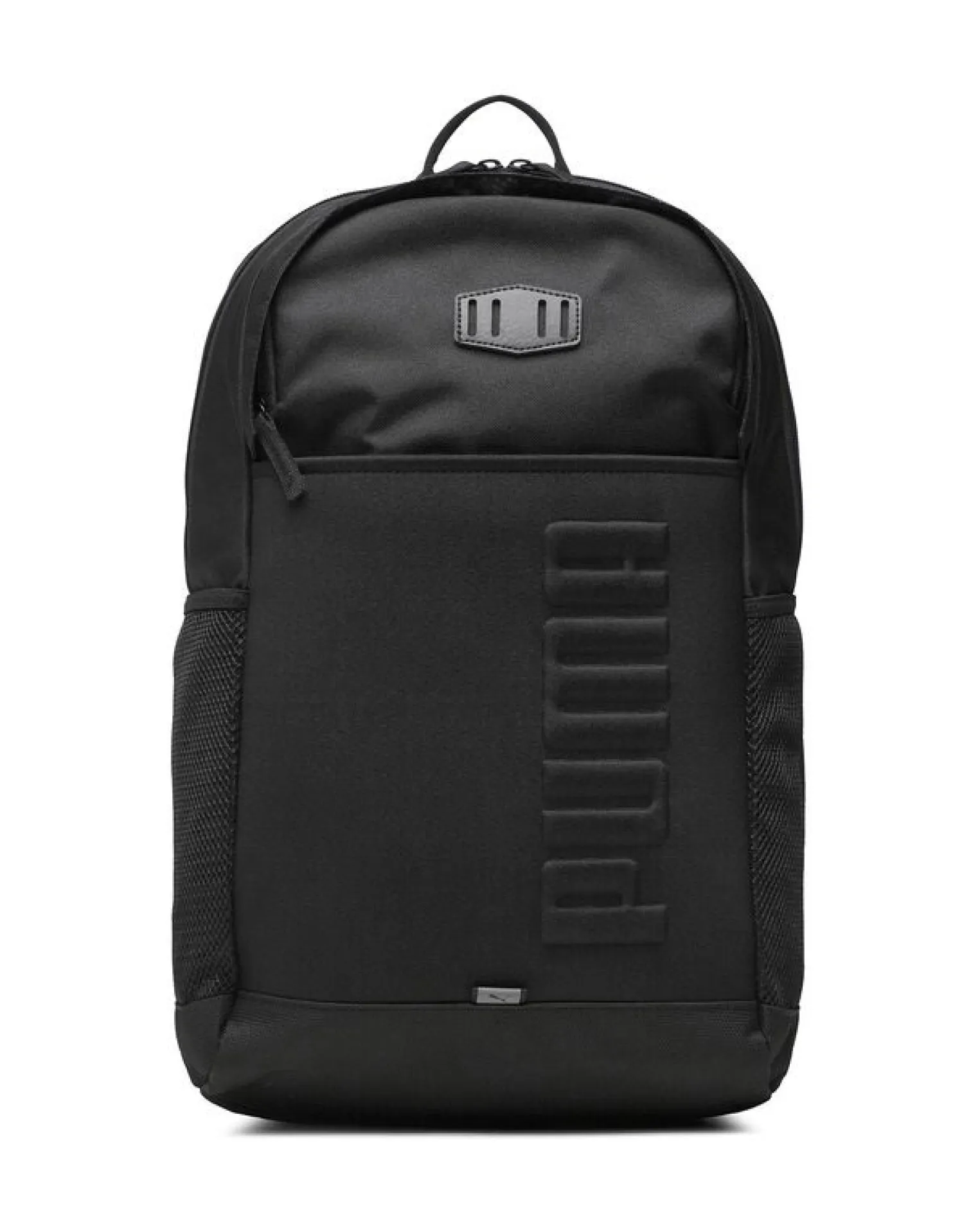 PUMA - Zaino nero con tasca anteriore e scomparto per laptop interno