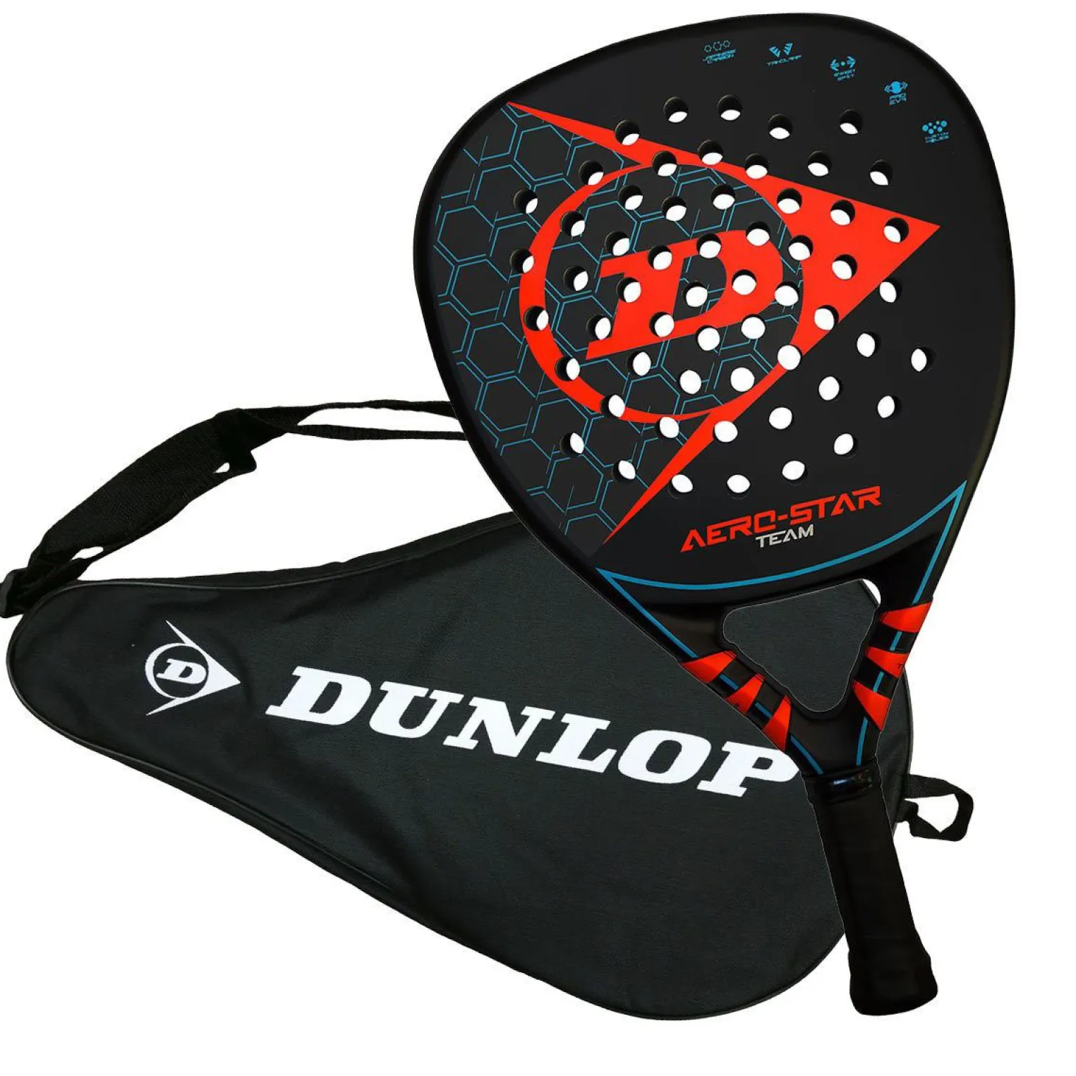 RACCHETTA PADEL AERO STAR TEAM BLK-RED