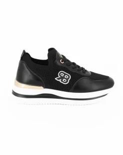 RENATO BALESTRA - Scarpa sneakers nera con soletta estraibile in VERA PELLE