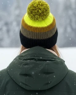 REUSCH - CAPPELLO DONNA VERDE, SENAPE, GIALLO FLUO E NERO ENZO BEANIE , 6180010-7334