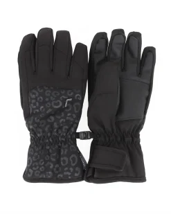 REUSCH - GUANTI SCI DONNA NERI KEIRA R-TEX XT LEOPARD, 6431214-7053