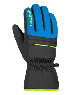 REUSCH - GUANTI SCI JUNIOR ALAN JUNIOR BLU, NERI E GIALLO FLUO , 6461115-7002