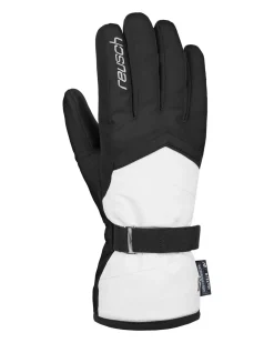 REUSCH - Guanti sci neri e bianchi da donna idrorepellenti, antivento e ultratraspiranti - MONI R-TEX XT