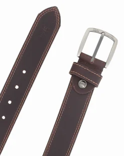 RIFLE - Cinta testa moro in VERA PELLE da uomo
