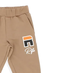 RIFLE - Pantalone felpa da ragazzo marrone