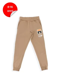 RIFLE - Pantalone felpa da ragazzo marrone