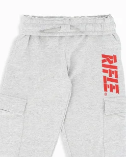 RIFLE - PANTALONE TUTA GRIGIO CON TASCONI 8-16 ANNI