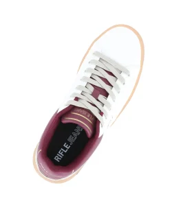 RIFLE - Scarpa sneakers bianca da uomo con lacci