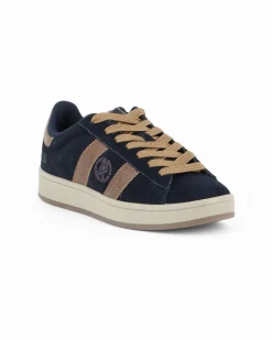 RIFLE - Scarpa sneakers blu da uomo con lacci