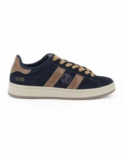 RIFLE - Scarpa sneakers blu da uomo con lacci