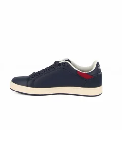 RIFLE - Sneaker blu con inserti rossi