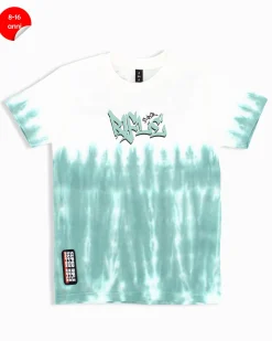 RIFLE - Tshirt manica corta verde salvia ragazzi 8-16 anni in cotone