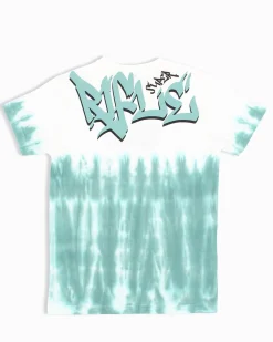 RIFLE - Tshirt manica corta verde salvia ragazzi 8-16 anni in cotone