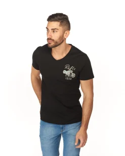 RIFLE - TSHIRT MEZZA MANICA SCOLLO V ST.MOTO