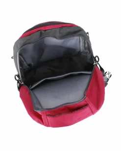 RIFLE - Zaino rosso da trekking dettagli neri