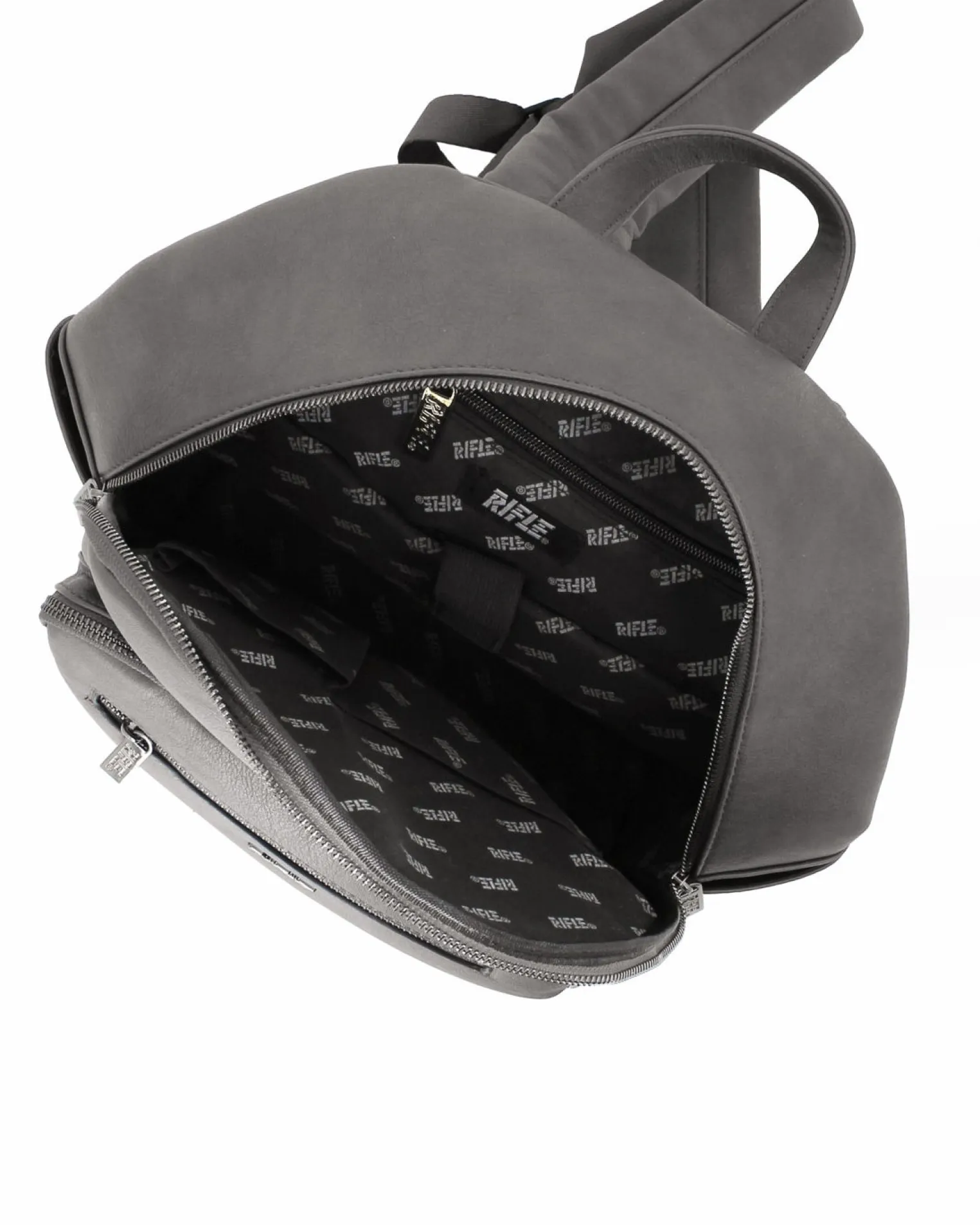 RIFLE - Zaino ufficio multitasche grigio