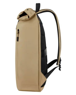 SAMSONITE - Zaino beige con chiusura a rullo con tasca porta pc fino a 15.6''