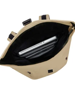 SAMSONITE - Zaino beige con chiusura a rullo con tasca porta pc fino a 15.6''